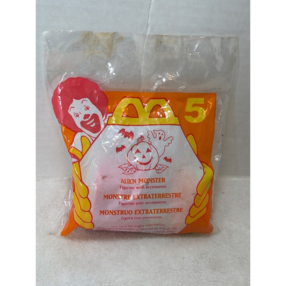 NIP Sealed 1996 McDonald's Alien Monster Mc‎ Nugget Happy Meal Toy Halloween